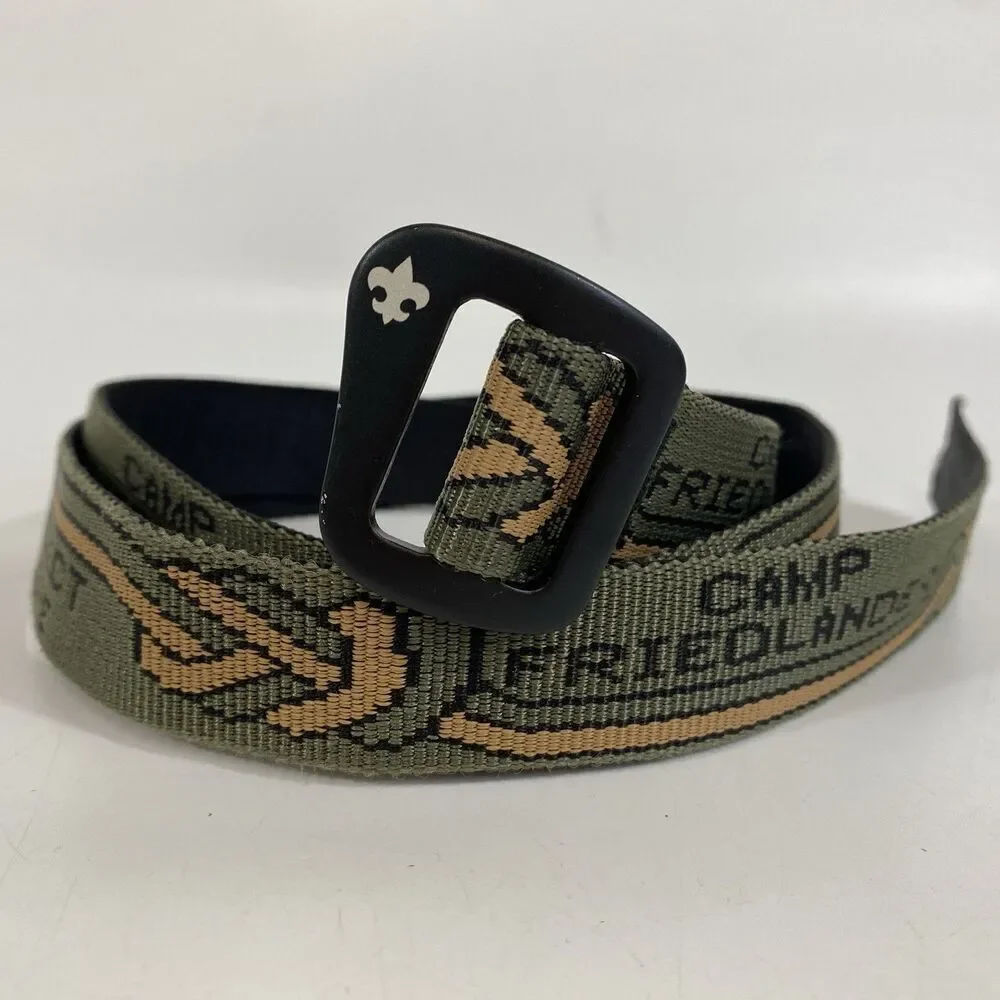 Mens Bison Nylon Strap Belt Large Project Cope Friedlander‎ Knot Graphics 39”
